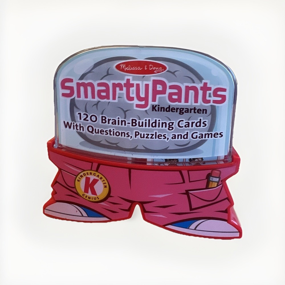 SmartyPants Kindergarten by Melissa & Doug - 120 Brain Building Cards Game NEW